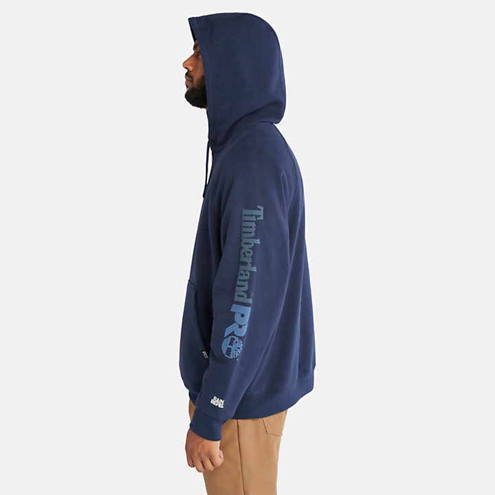 Sudadera deportiva con capucha Honcho de Timberland PRO® para hombre en azul marino-