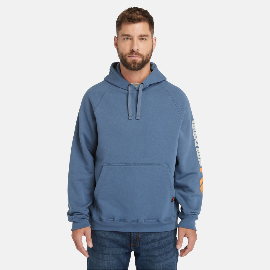 Timberland Pro Hood Honcho Sport Hoodie For Men In Blue Blue