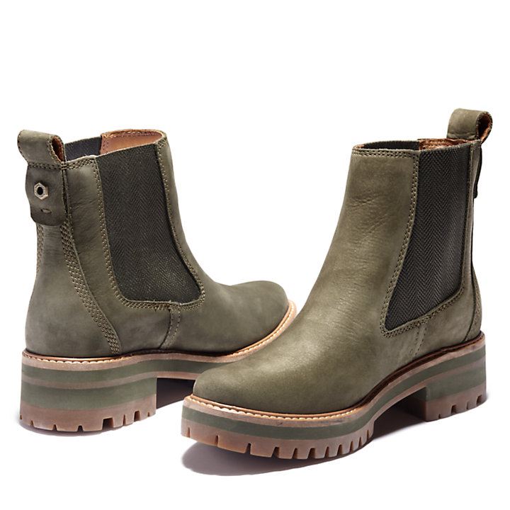Courmayeur Valley Chelsea boots voor dames in groen-