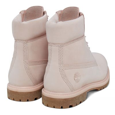 light pink timberland boots