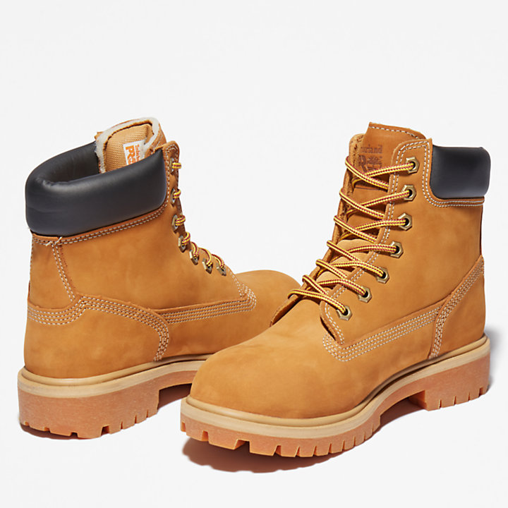 Pro 6-inch Worker Boot amarillo mujer-