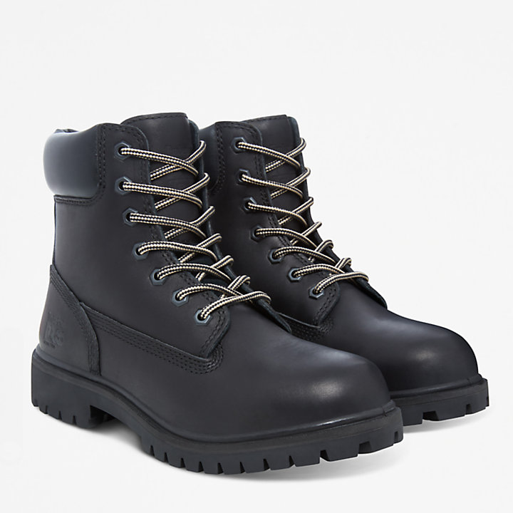 Women's Pro 6-inch Worker Boot Black-