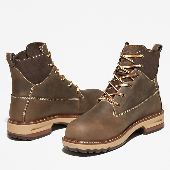 6-inch Hightower Worker Boot marrón mujer-