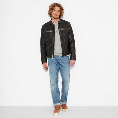 timberland kinsman leather jacket