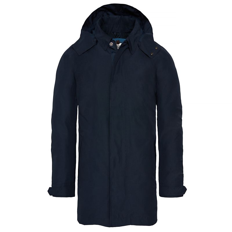 Timberland Menʼs Doubletop Mountain Raincoat Navy at £185 | love the brands