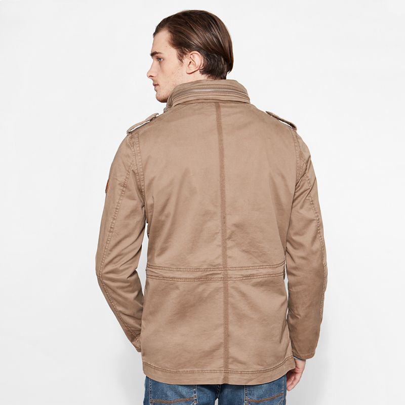 Timberland Menʼs Crocker Mountain M65 Jacket Light Brown at £99 | love ...