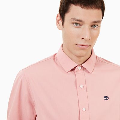 Eastham River Shirt for Men in Pink 