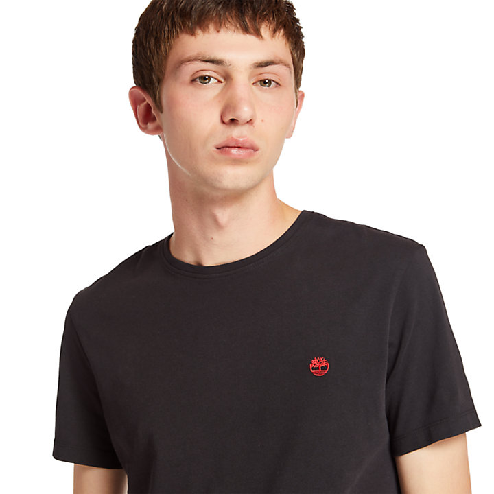 T-shirt Dunstan River pour homme en noir-