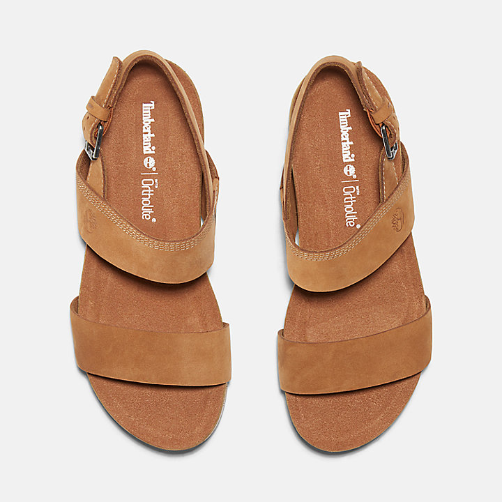 Malibu Waves 2-Strap Sandal for Women in Light Brown