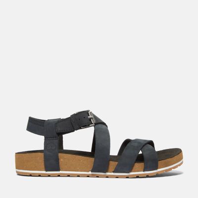 black timberland sandals
