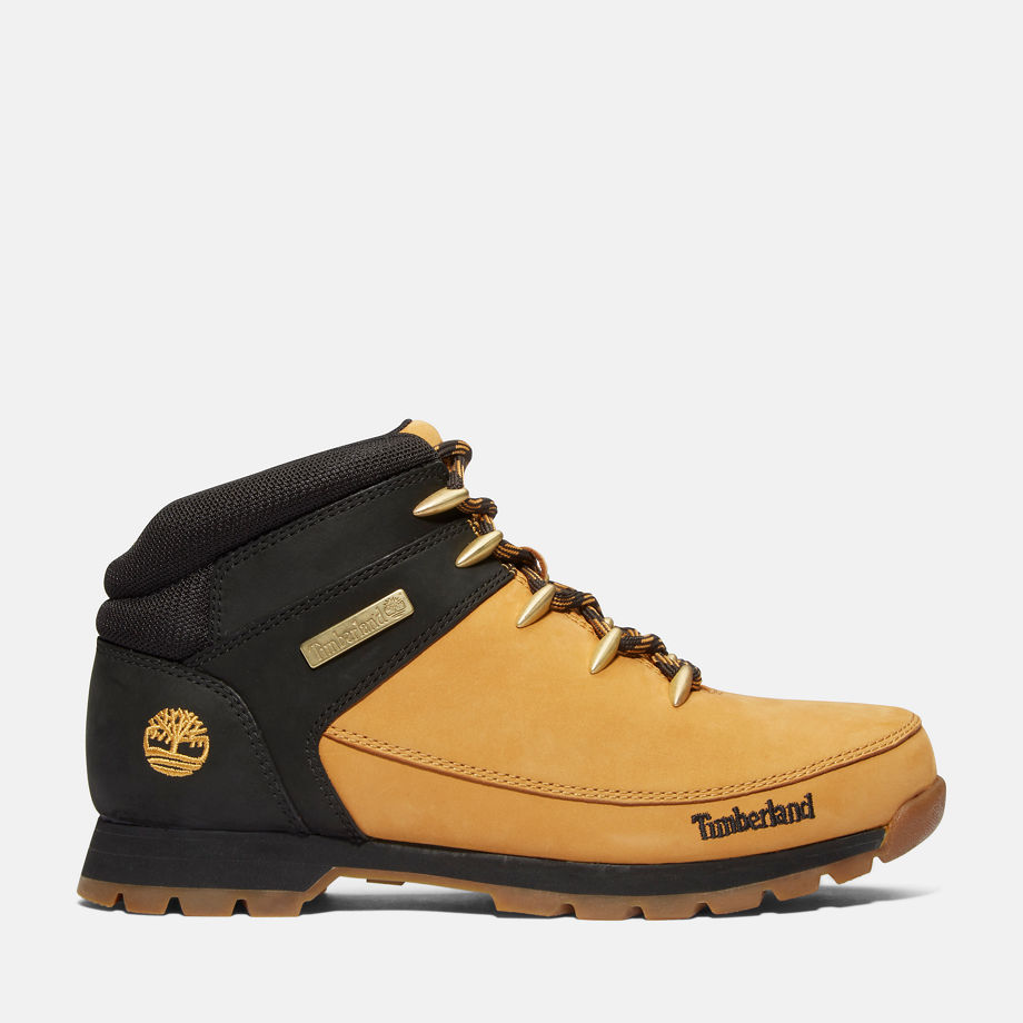 Timberland Euro Sprint Hiking Boot For Men In Yellow Yellow/black, Size 10