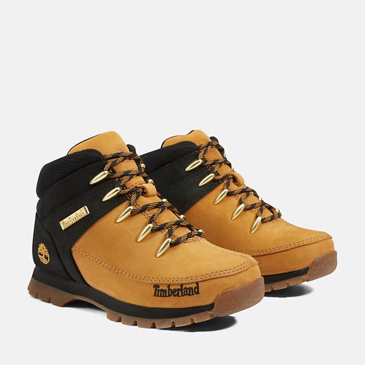 Euro Sprint Mid Hiker for Youth in Yellow/Black-