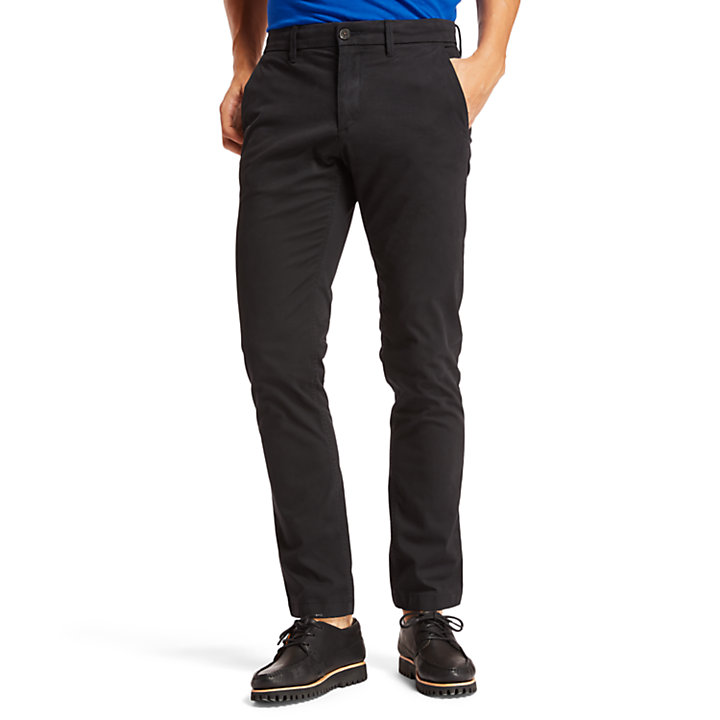 Squam Lake Twill Chinos for Men in Black-