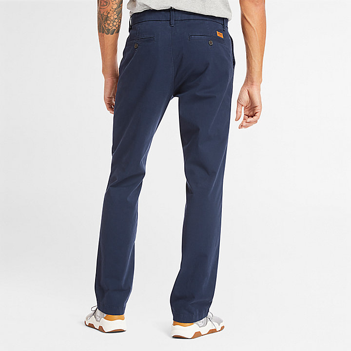 Squam Lake Twill Chinos for Men in Navy