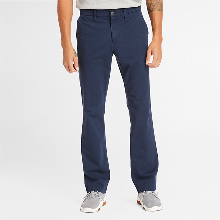 Squam Lake Twill Chinos for Men in Navy-
