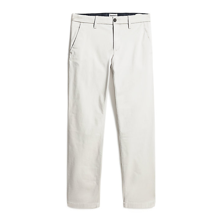Sargent Lake Twill Chinos for Men in Light Grey-