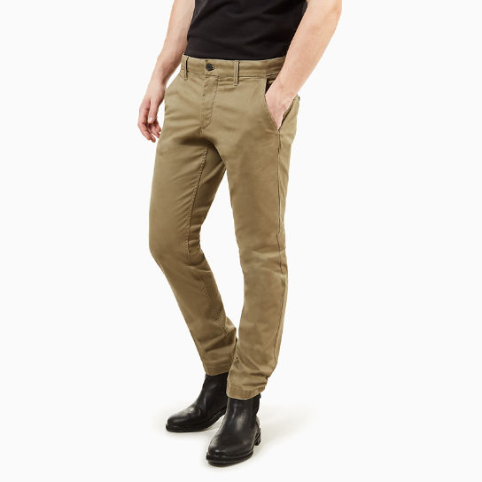 Chino sergé Sargent Lake pour homme en vert | Timberland