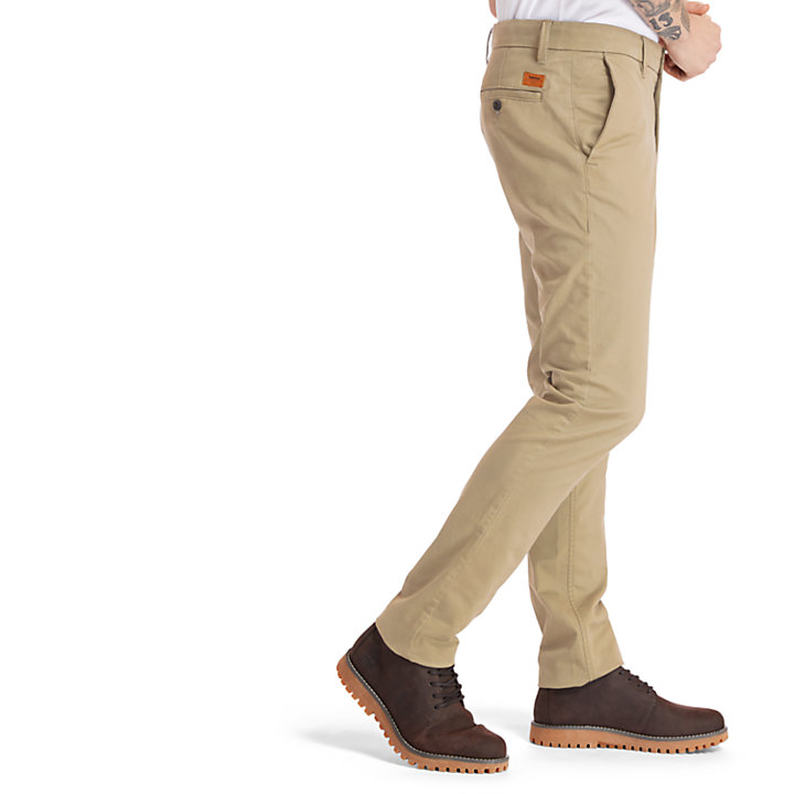 Sargent Lake Twill Chinos for Men in Beige-