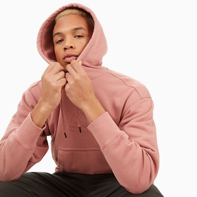 Oversized Hoodie for Men in Pink 