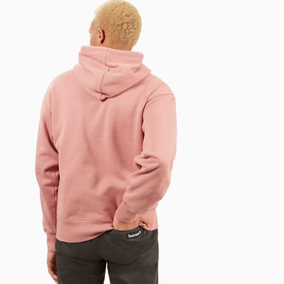 pink timberland hoodie