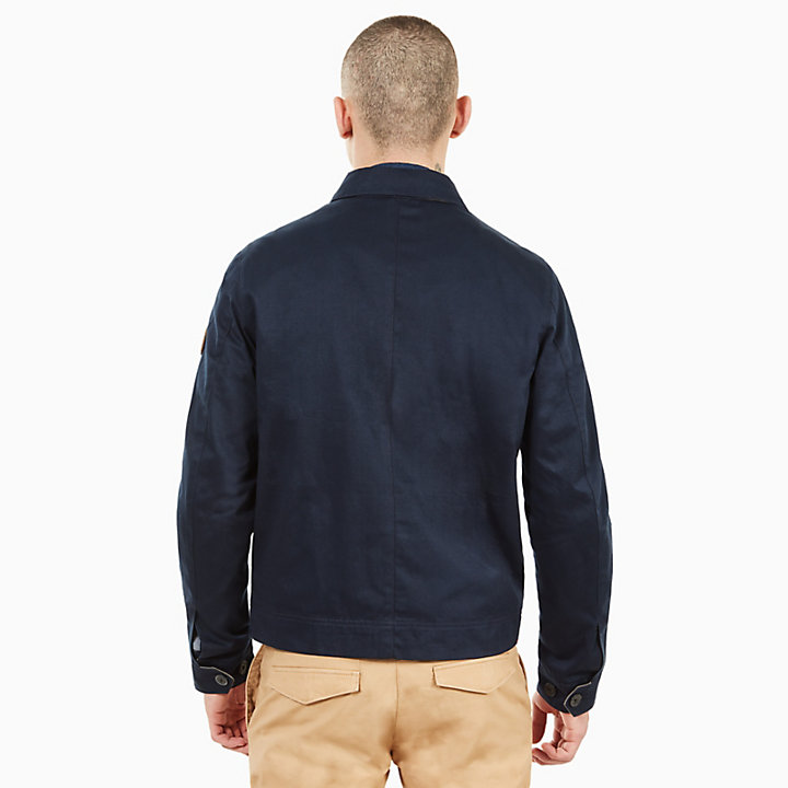 Stratham Cotton Bomber Jacket for Men in Navy | Timberland