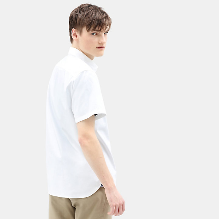 Camisa de Manga Corta Milford para Hombre en blanco-