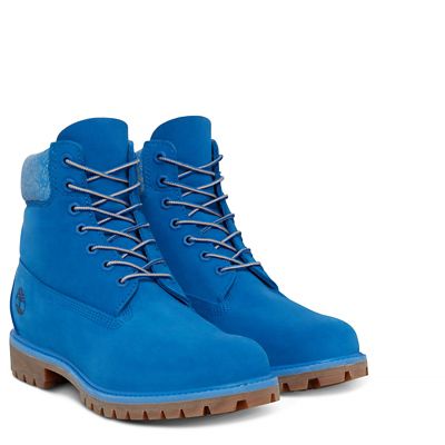 sky blue timberlands