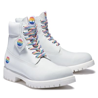 timberland limited edition white
