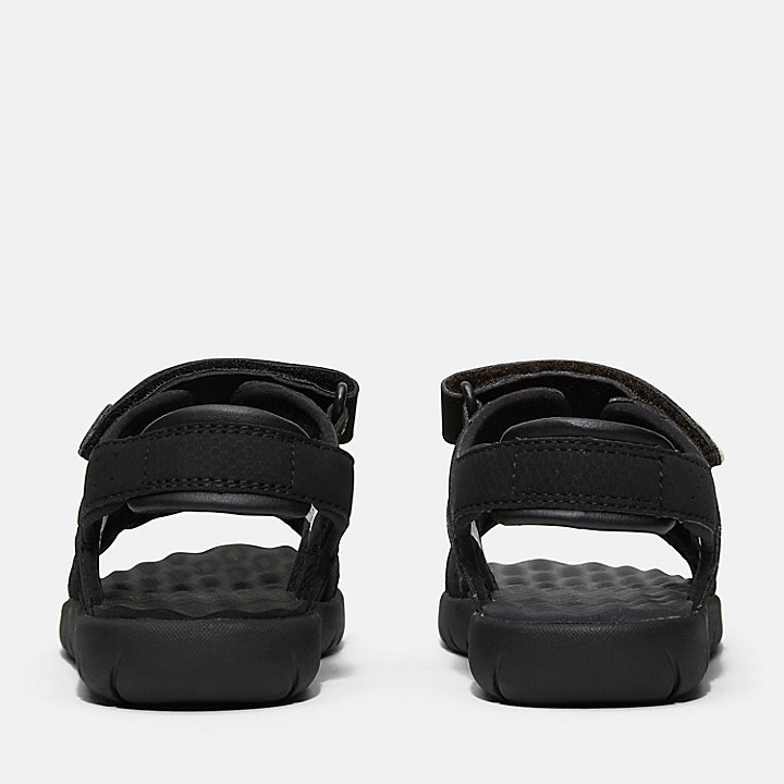 Perkins Row 2-Strap Sandaal voor kids in zwart