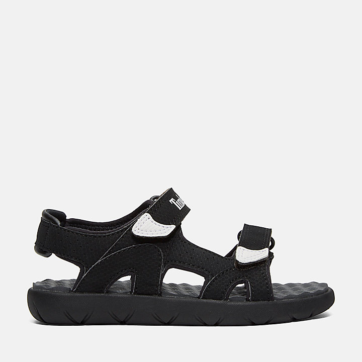 Perkins Row 2-Strap Sandal for Youth in Black