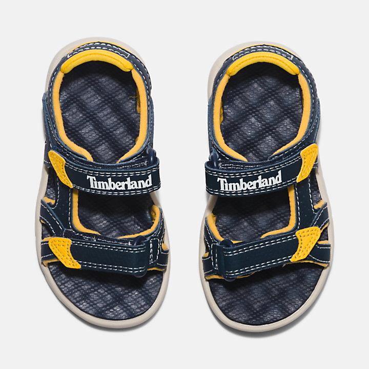 Perkins Row Double-Strap Sandal for Toddler in Navy-