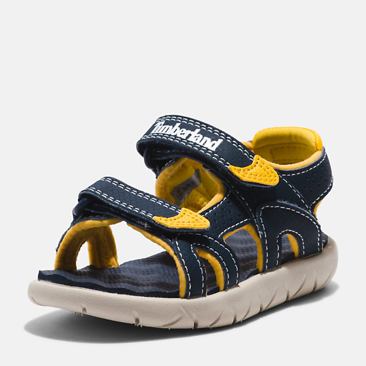 Perkins Row Double-Strap Sandal for Toddler in Navy-