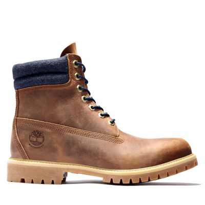 timberland 6 inch double collar