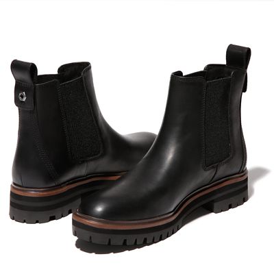 timberland london square chelsea boots black