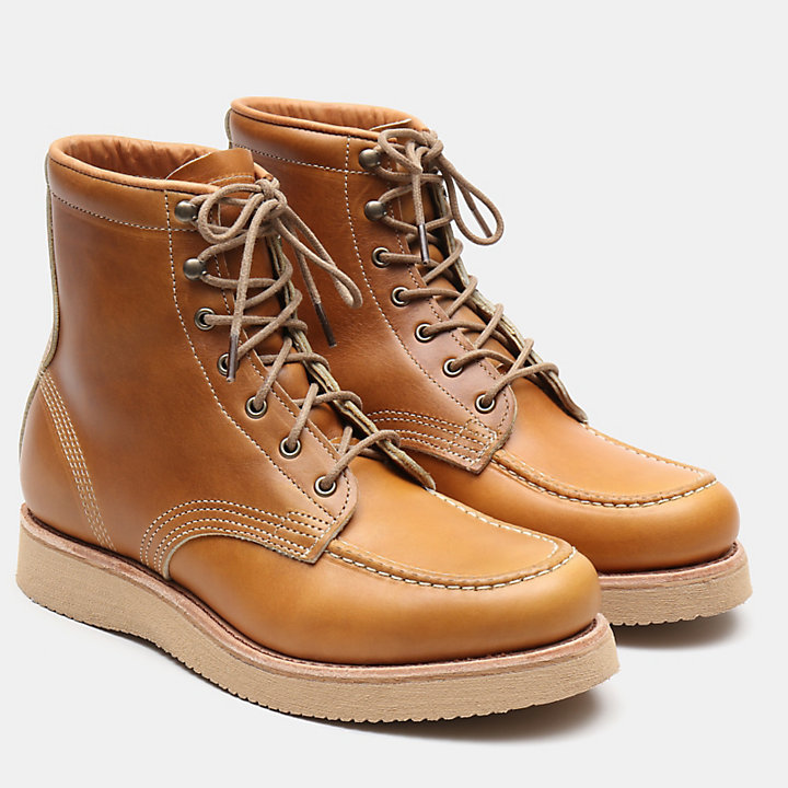 American Craft Moc Toe Boot for Men in Yellow | Timberland