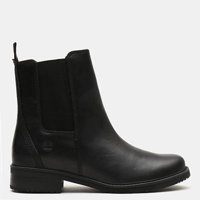 timberland black chelsea boots womens