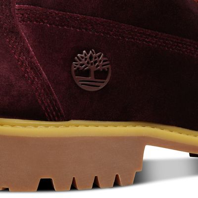 timberland off white burgundy