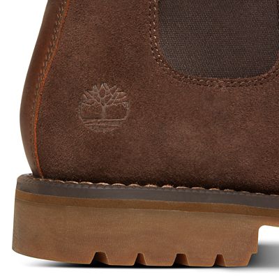 timberland larchmont chelsea boots dark brown