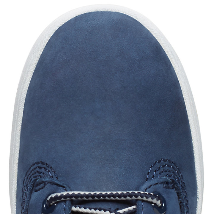 Davis Square Sideziip Sneaker voor peuters en kleuters in marineblauw-