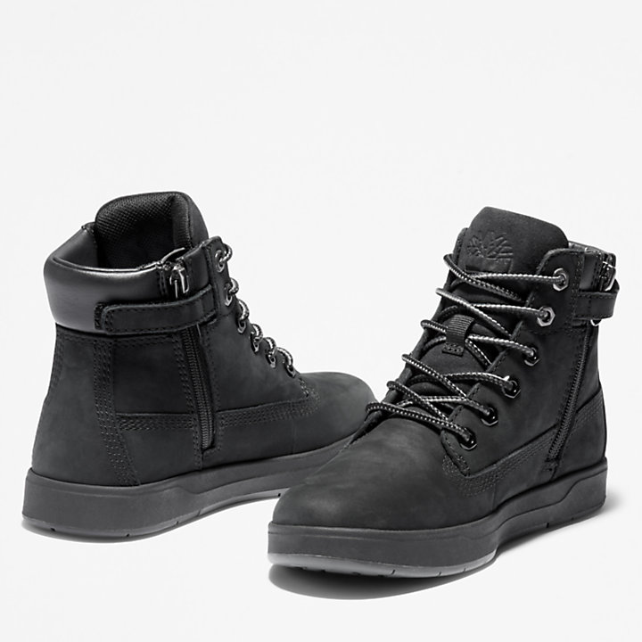 Davis Square 6 Inch Boot for Junior in Black-
