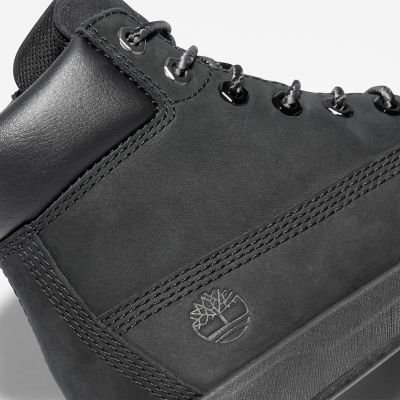 davis square 6 inch boot for juniors in black