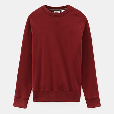 dark red sweatshirt
