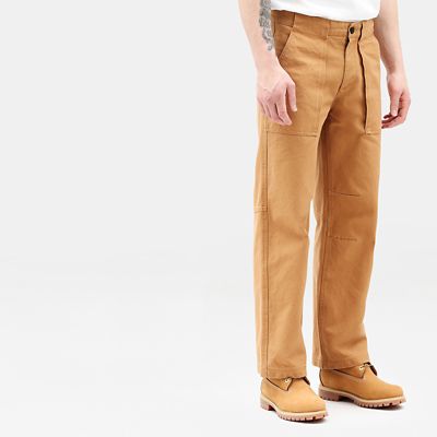Canvas Workwear Trousers for Men in 