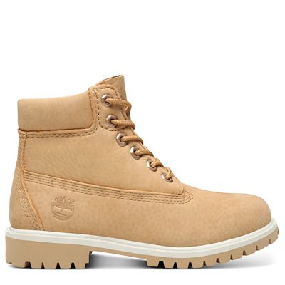 timberland 6 inch boots beige