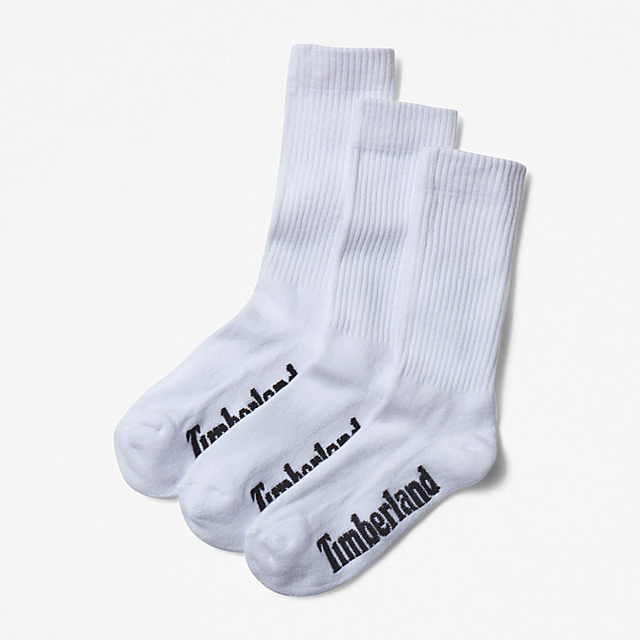 3-Pack Stratham Core Sport halfhoge sokken voor heren in wit