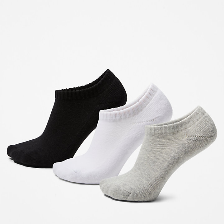 Stratham 3-pack No-show Socks for Women in Multicoloured-