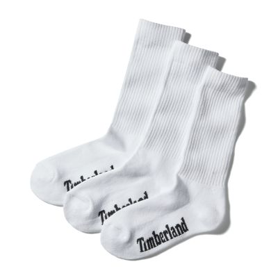 Lot de 3 paires chaussettes Core pour femme en blanc | Timberland