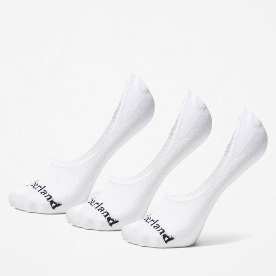 Timberland 3-pack Stratham Core Low Sock Liners For Men In White White