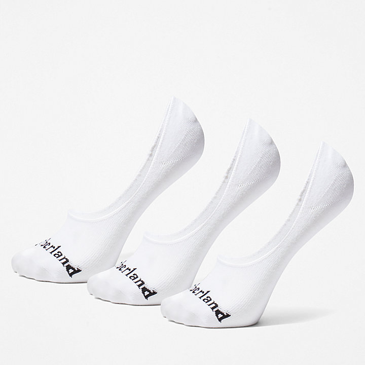 3-Pack Stratham Core Low Sock Liners for Men in White