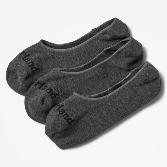 Lot de 3 paires de chaussettes invisibles Stratham pour homme en gris | Timberland